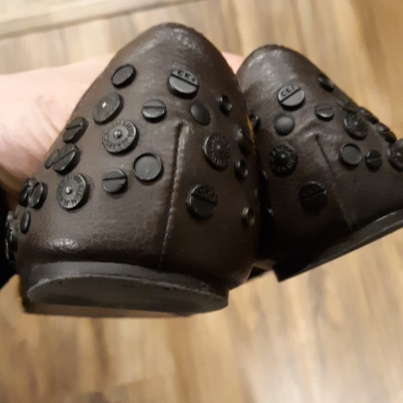 Calvin Klein Jean's Leopard Print Haircalf Robin Ballet Flats. - Picture 5 of 6